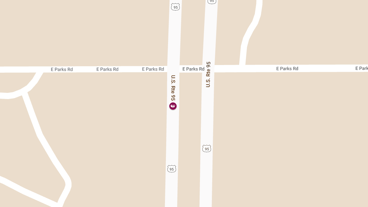 Fatal Two-Vehicle Crash on US95 Near Parks Rd
