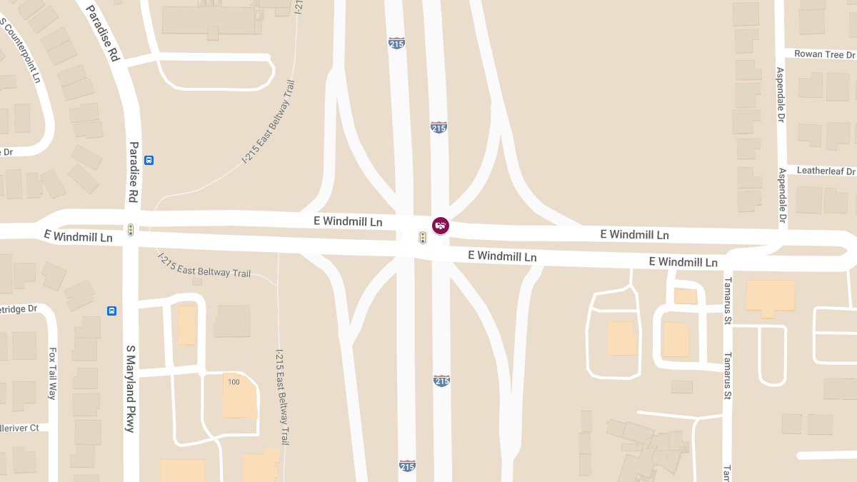 Fatal Vehicle Accident on E Windmill Ln at I-215 Overpass