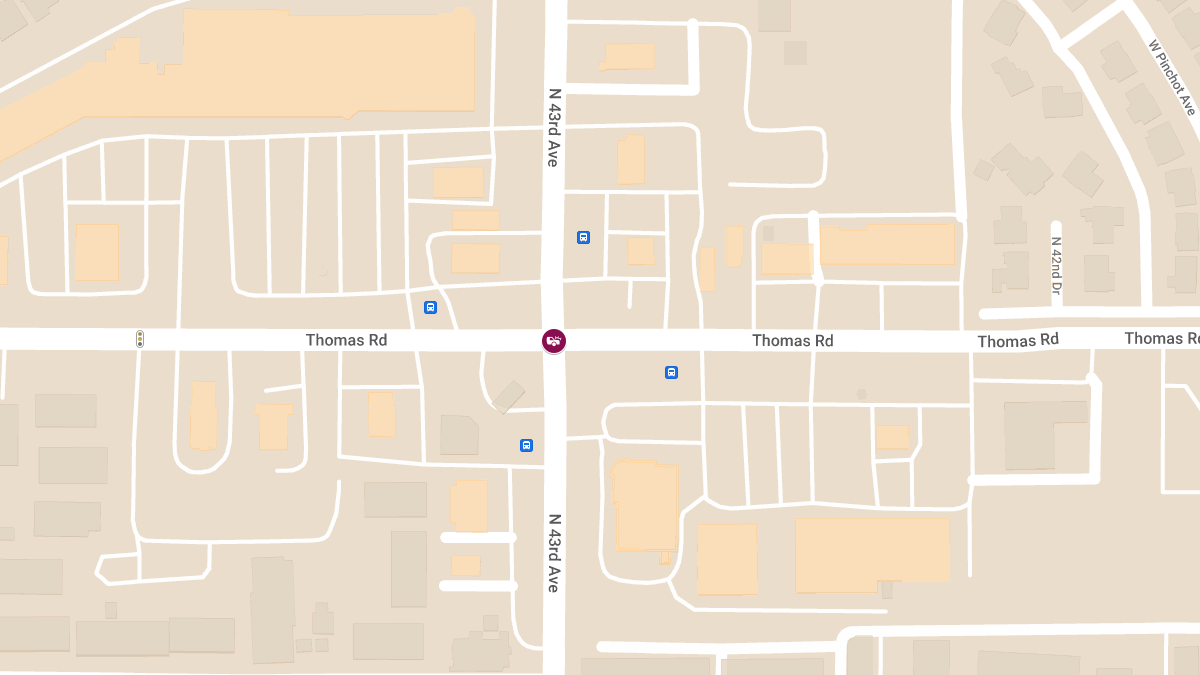 Five Injured in Serious Collision at N 43rd Ave & W Thomas Rd