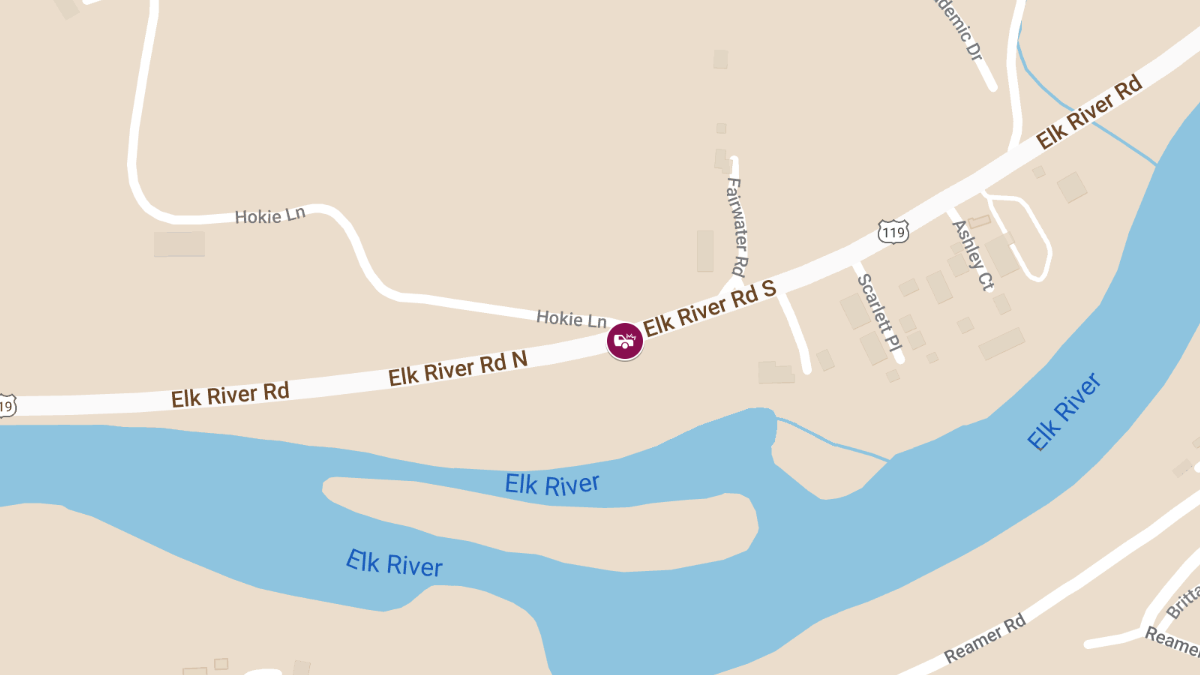 Four Injured in Crash on Elk River Rd near Hokie Ln