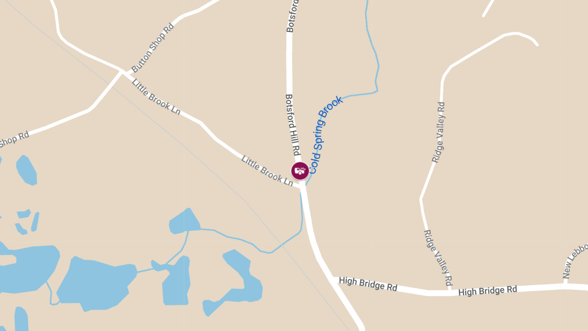 Four Injured in Two-Car Crash on Botsford Hill Rd