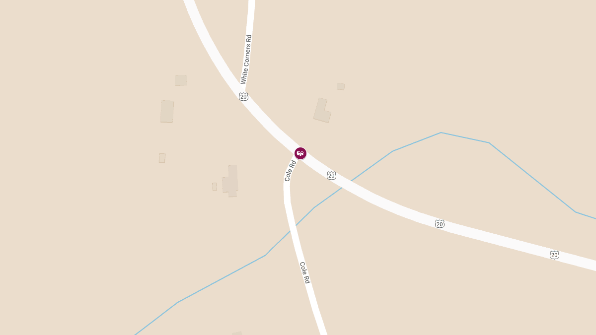 Head-On Accident at Rt 20 & Cole