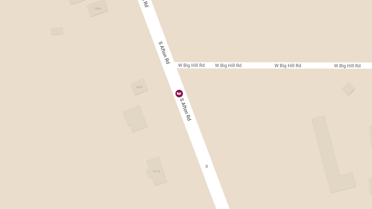 Head-On Collision with Injuries on Afton Rd near Big Hill Rd