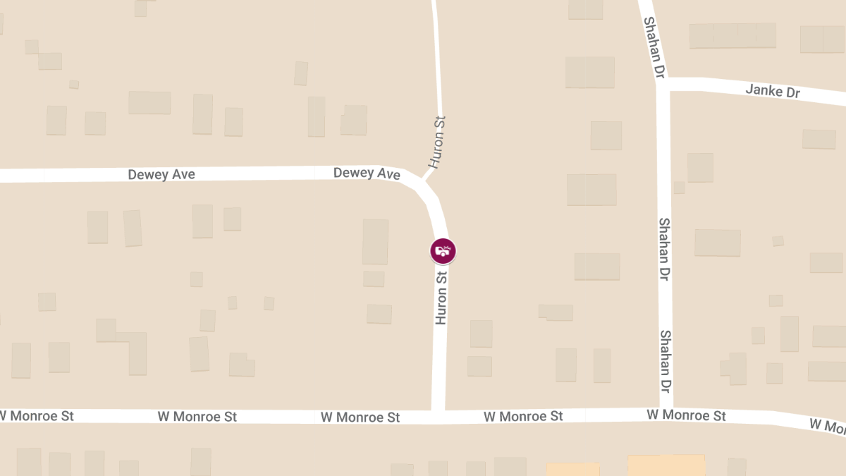 Head-On Crash on W. Huron St Near Jackson Ave