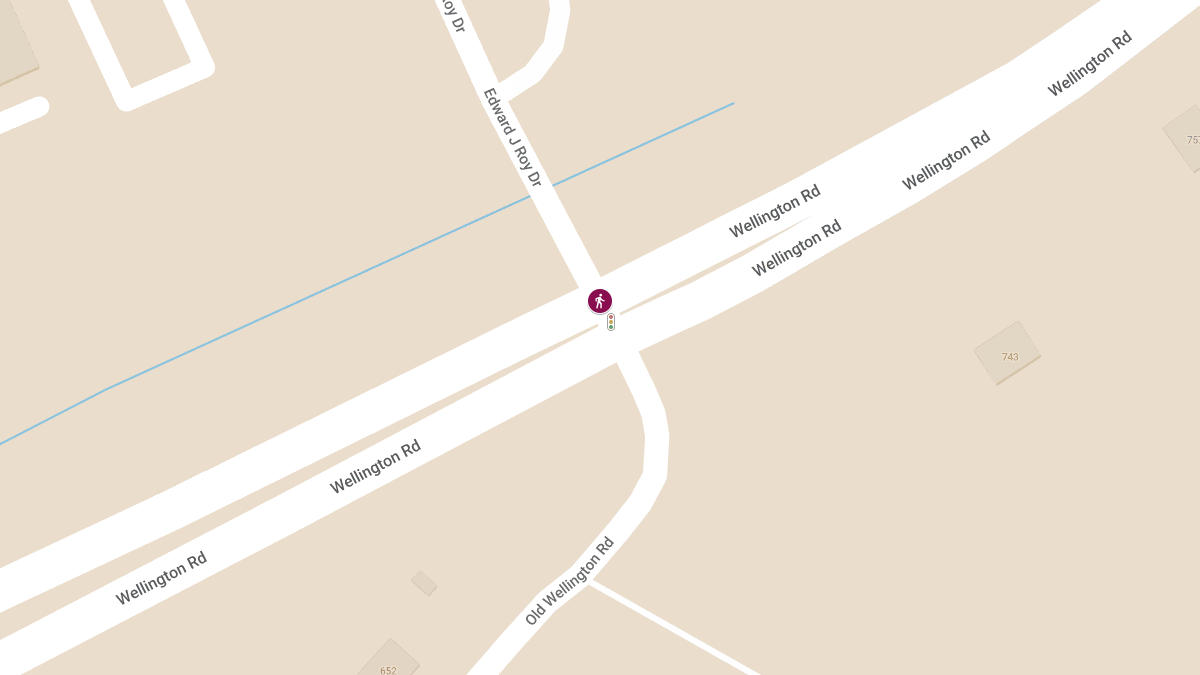 Hit and Run Accident With Injuries at Edward J Roy Dr & Wellington Rd