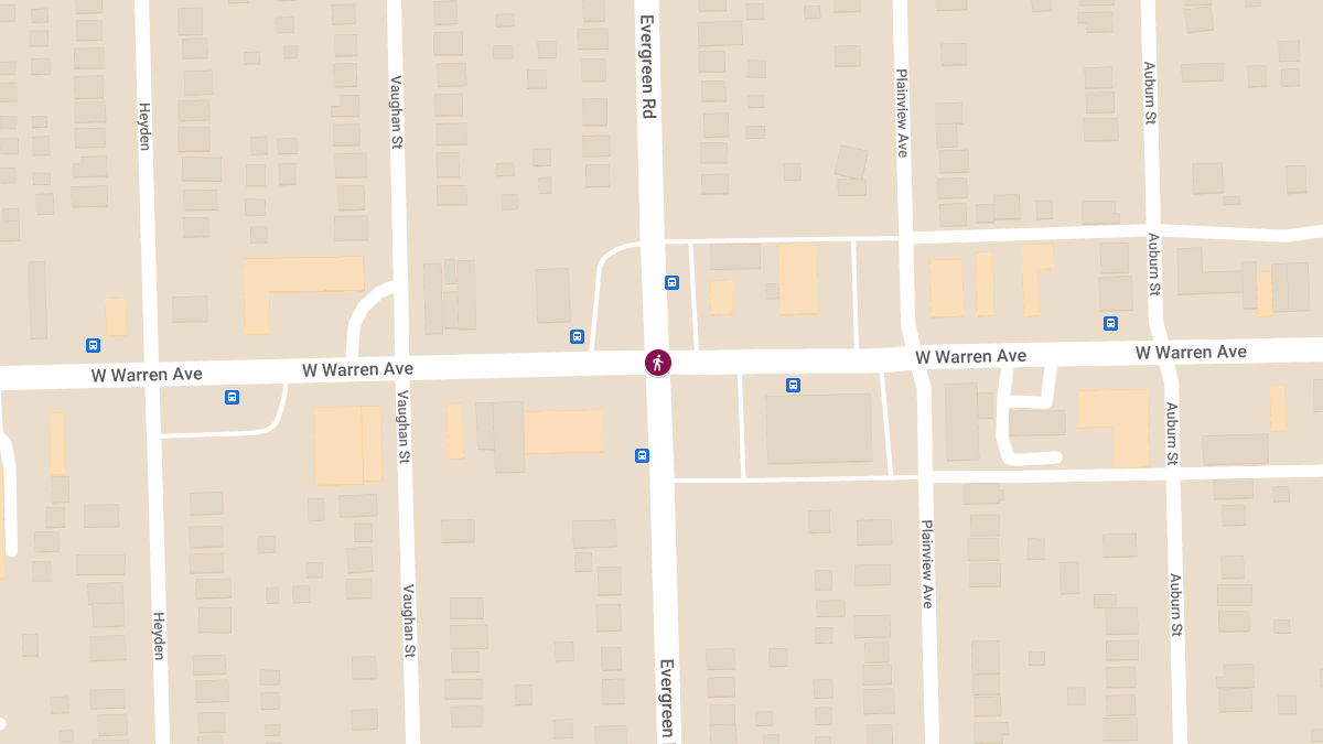 Hit-and-Run Collision at Evergreen Ave & W Warren Ave