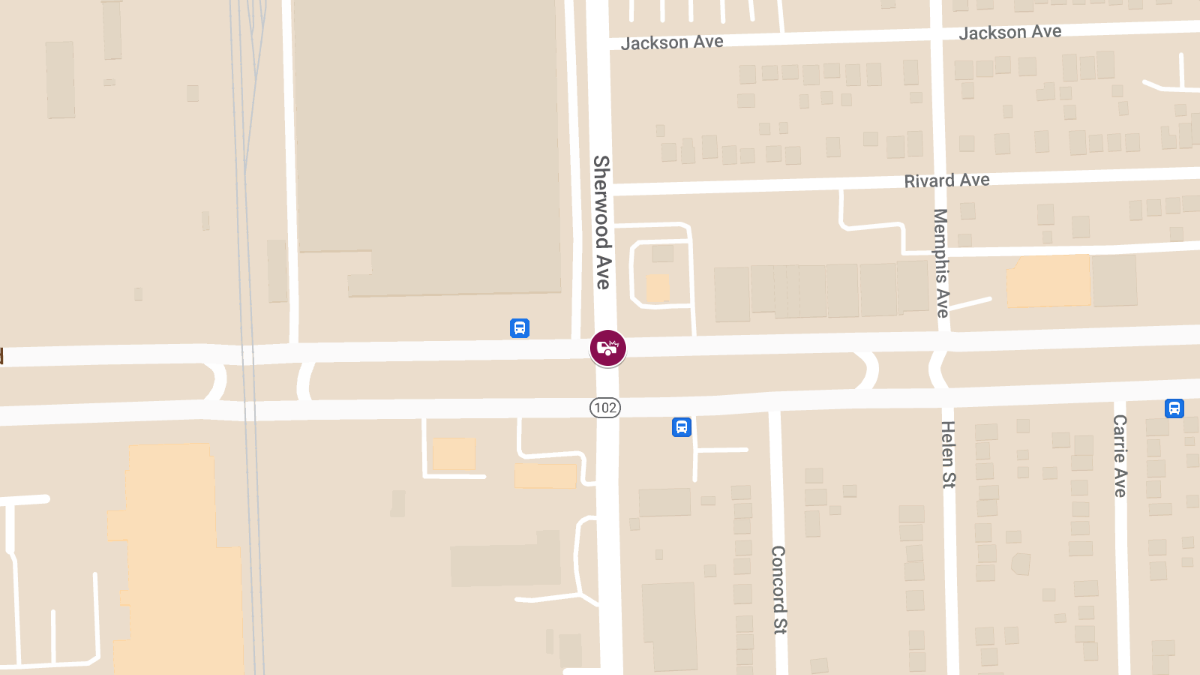 Hit-and-Run Collision with Injuries at E 8 Mile Rd & Sherwood Ave in Pershing