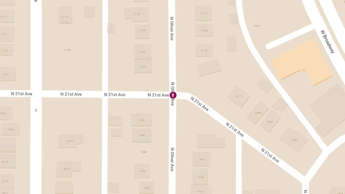 Hit-and-Run Crash at Oliver Ave N & 21st Ave N Leads to Injuries