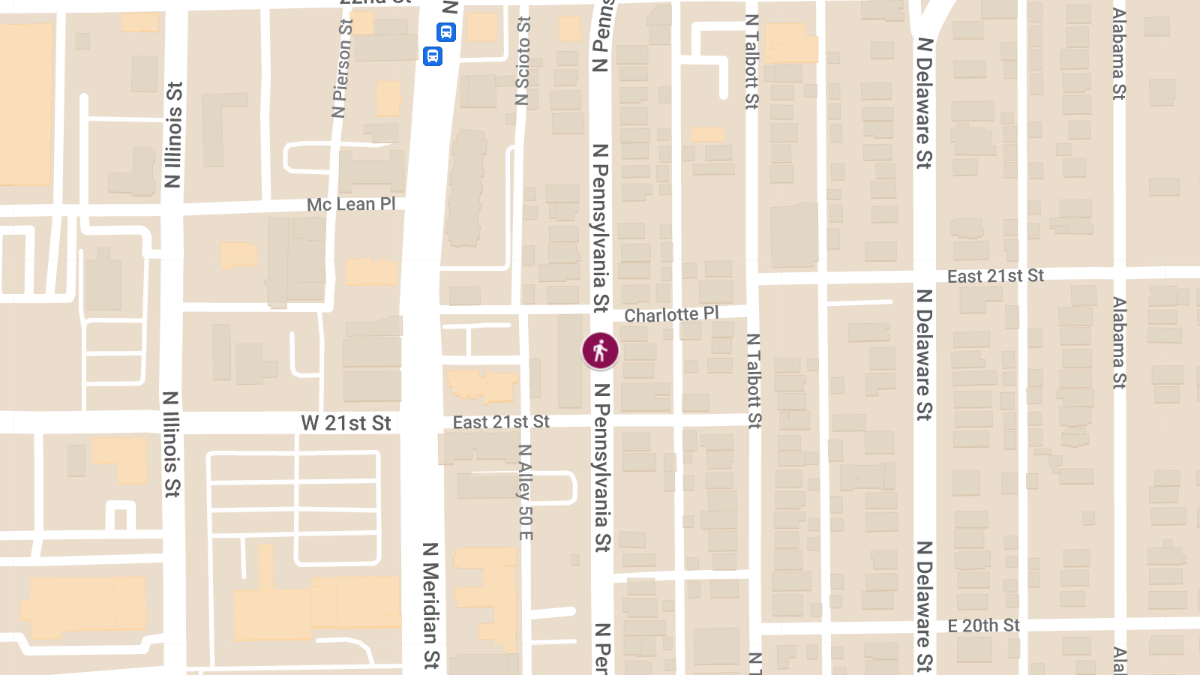 Hit and Run Injury Accident at 2033 N Pennsylvania St