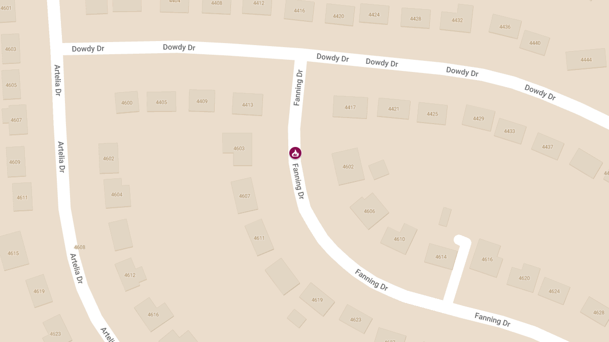 House Fire on Fanning Drive Injures Two