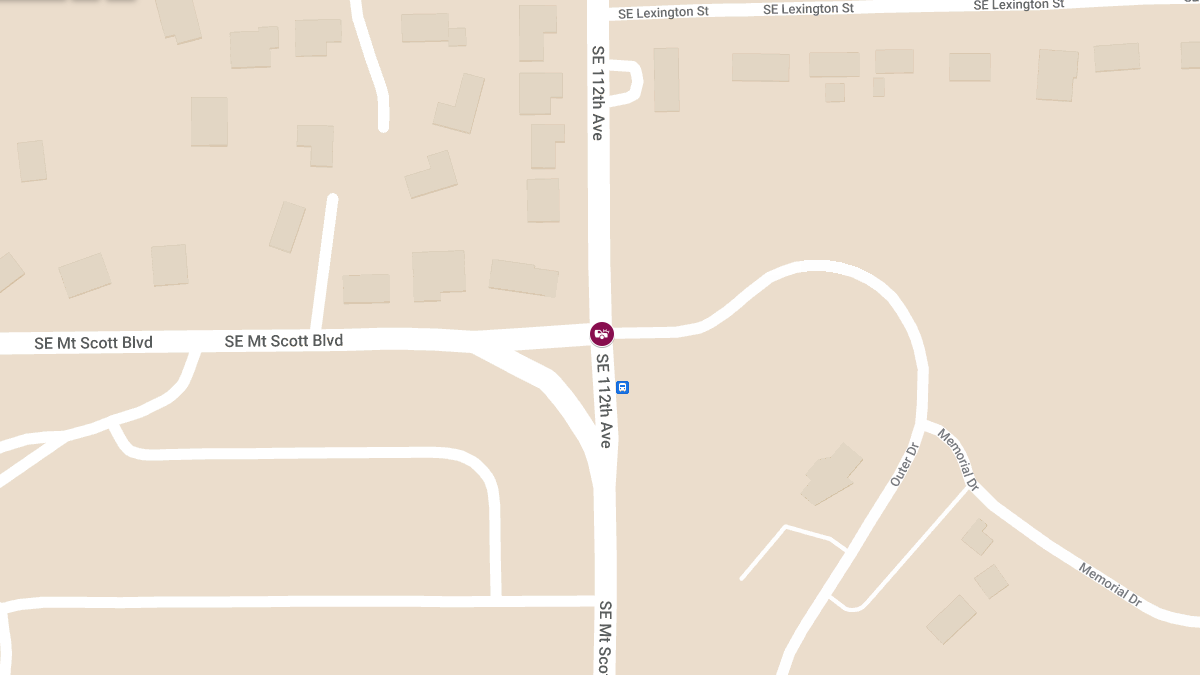 Injured Woman Rescued from Burning Vehicle After Crash at SE Mt. Scott Blvd & 112th Ave