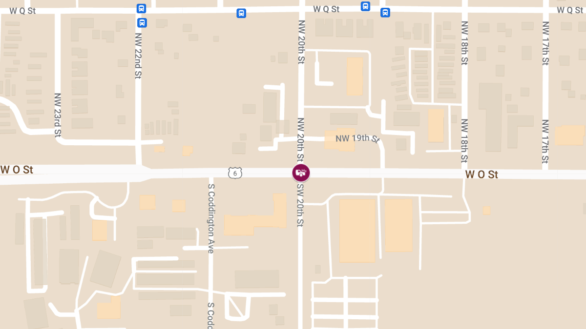 Injuries Pedestrian Accident at NW 20th St & West 'O' St