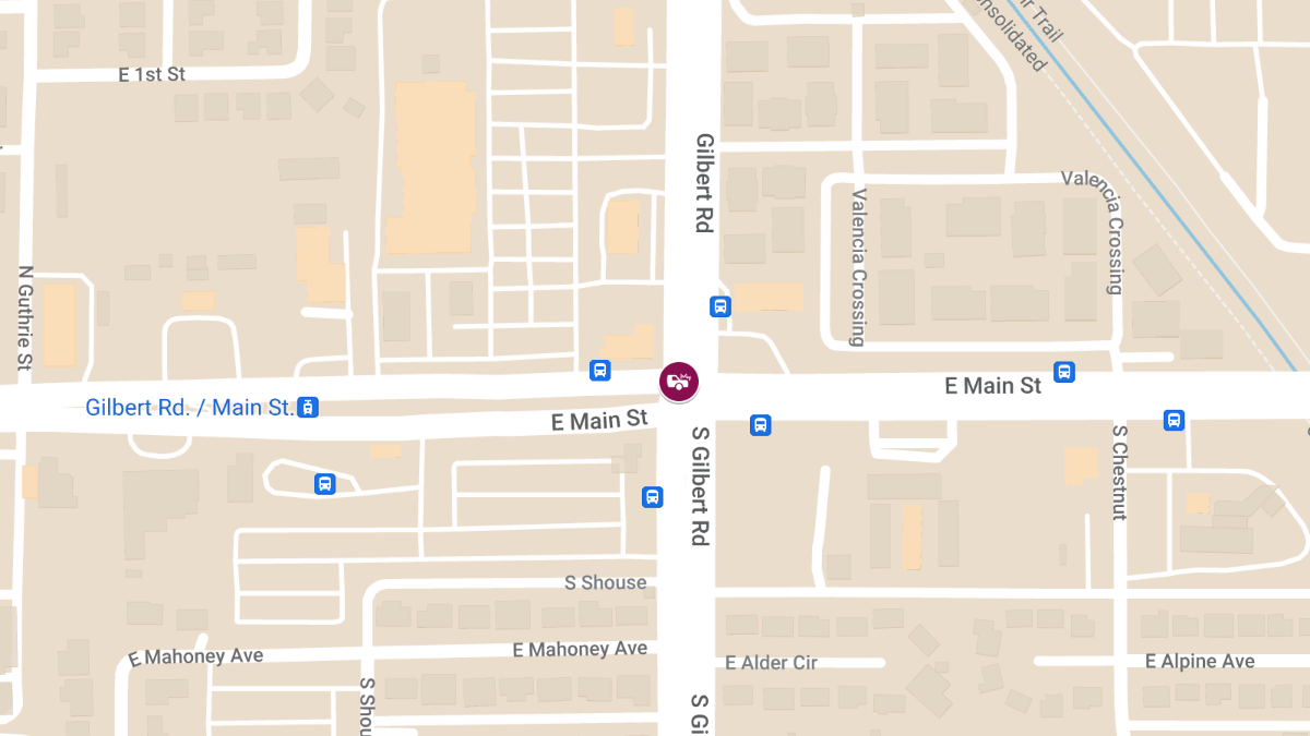 Injuries Reported in Accident at E Main St & S Gilbert Rd