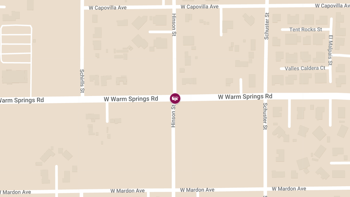 Injuries Reported inAccident at Hinson St & W Warm Springs Rd