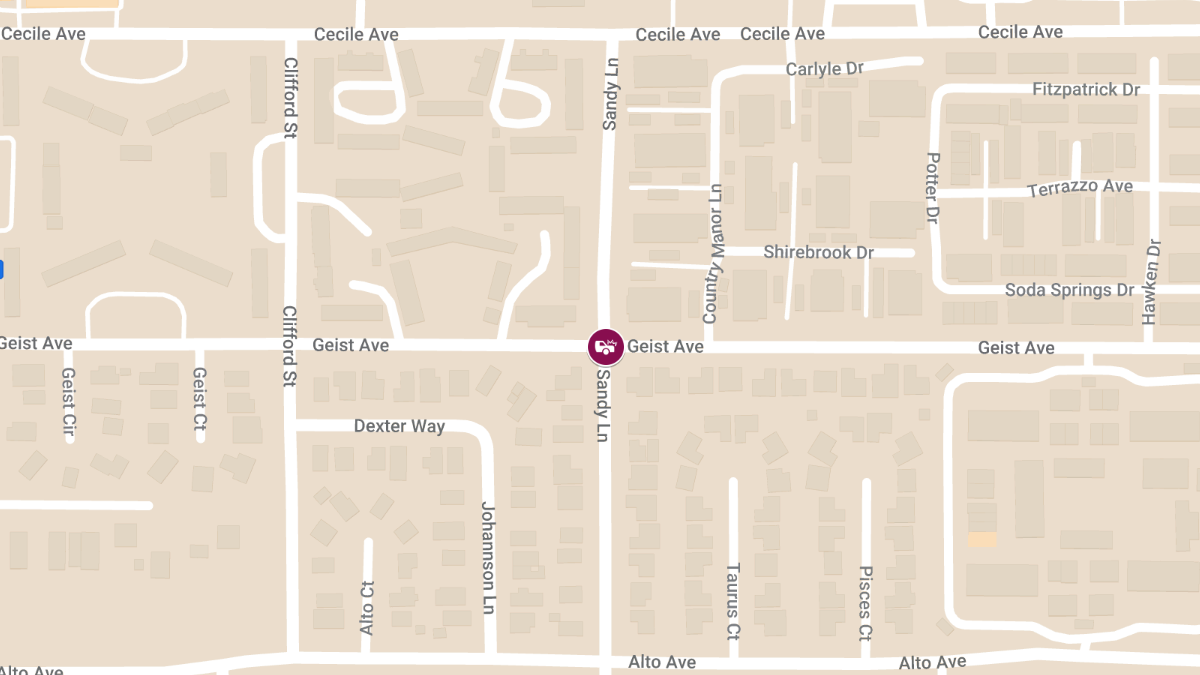 Injuries Reported in Accident at Sandy Ln and Geist Ave