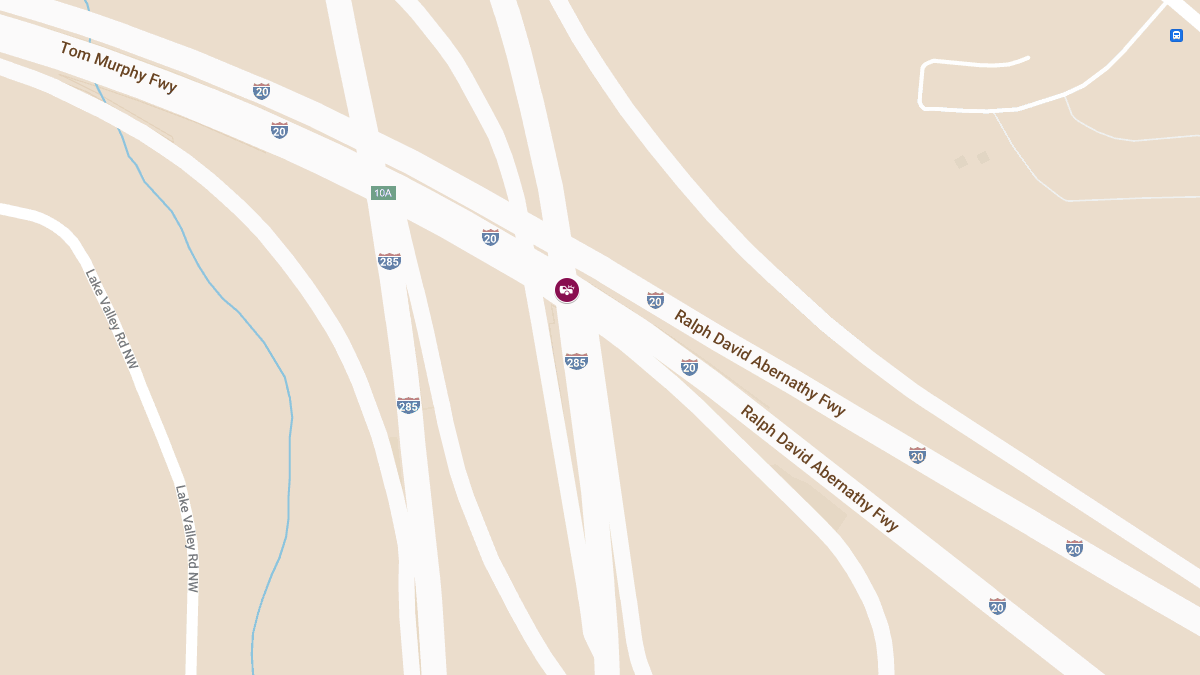 Injuries Reported in Collision at I-20 E & I-285 S