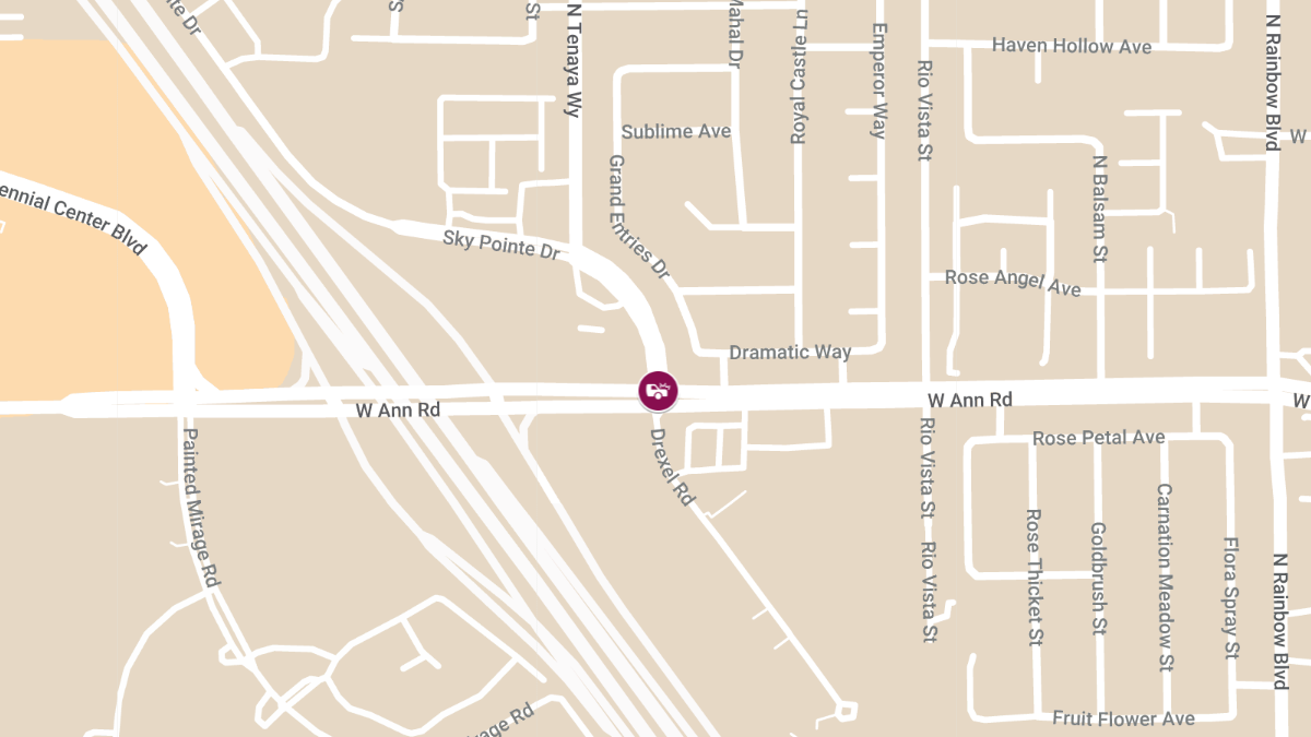 Injuries Reported in Collision at N Tenaya Way and W Ann Rd
