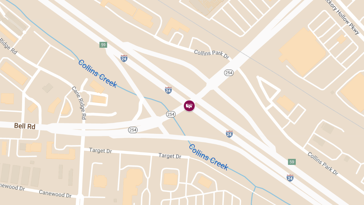 Injuries Reported in Collision at Old Hickory Blvd & I-24 W