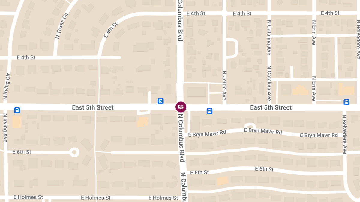 Injuries Reported in Crash at E 5th St & N Columbus Blvd