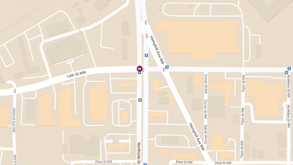 Injuries Reported in Crash at Northside Dr NW & 14th St NW
