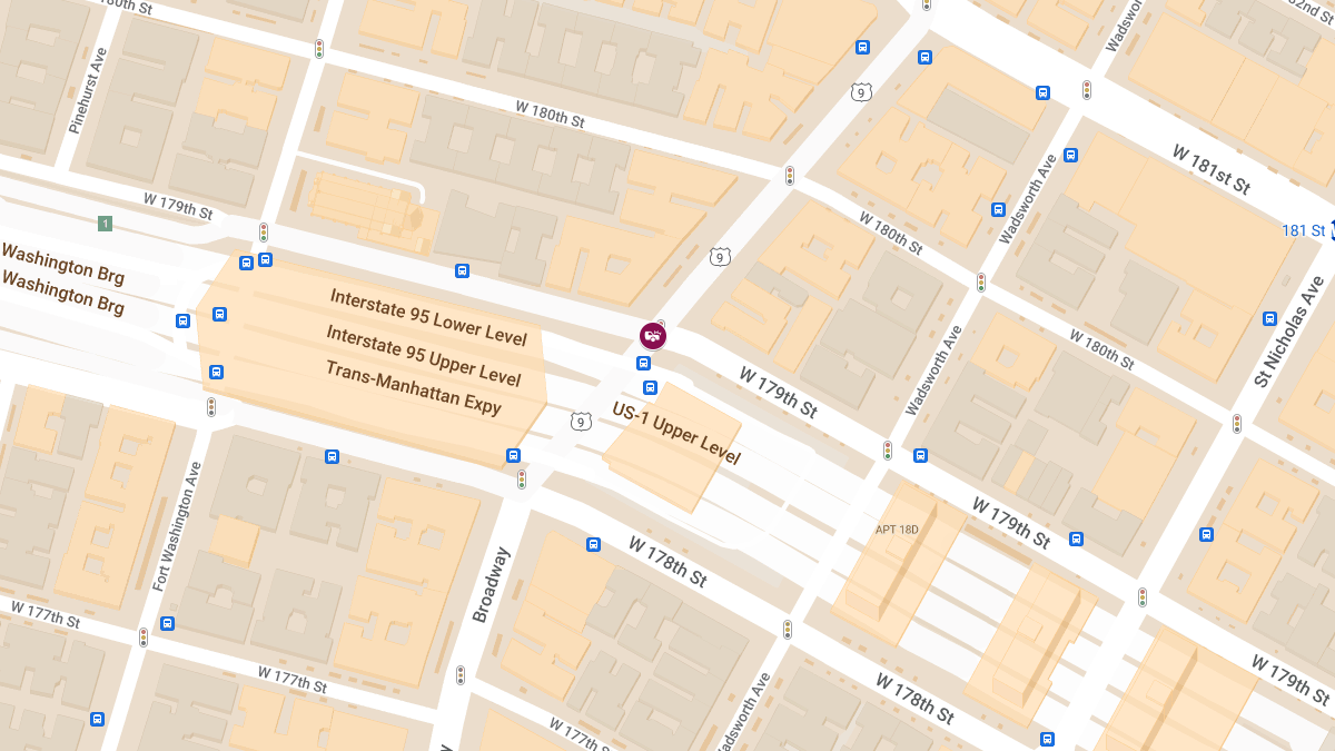 Injuries Reported in Crash at W 179th St & Broadway