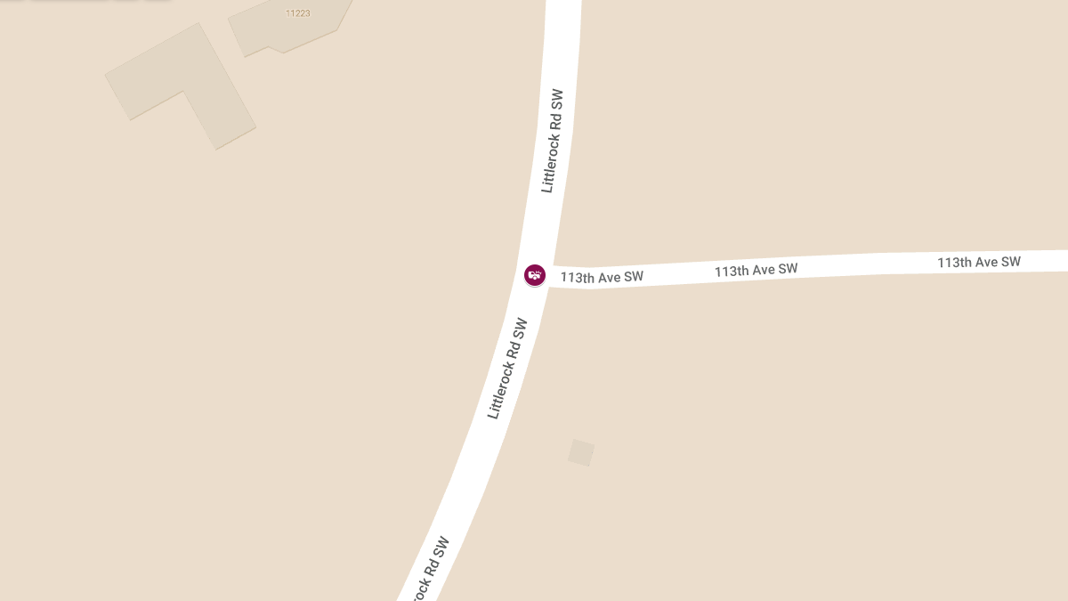 Injuries Reported in Serious Crash at Rd SW & 113th Ave SW