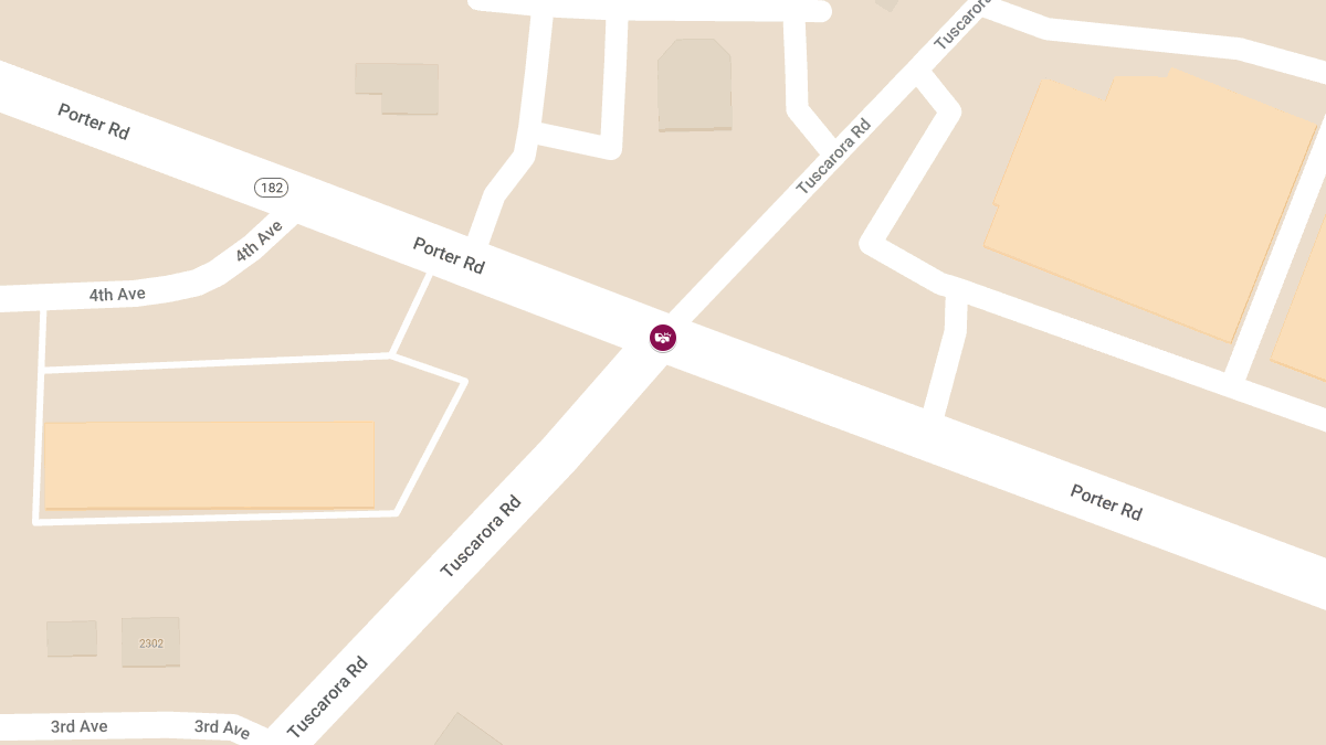 Injuries Reported in Two-Vehicle Collision at Porter Rd & Tuscarora Rd