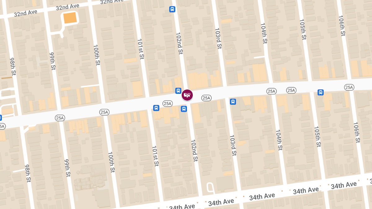 Injuries Reported in Vehicle Collision at 102nd St & Northern Blvd