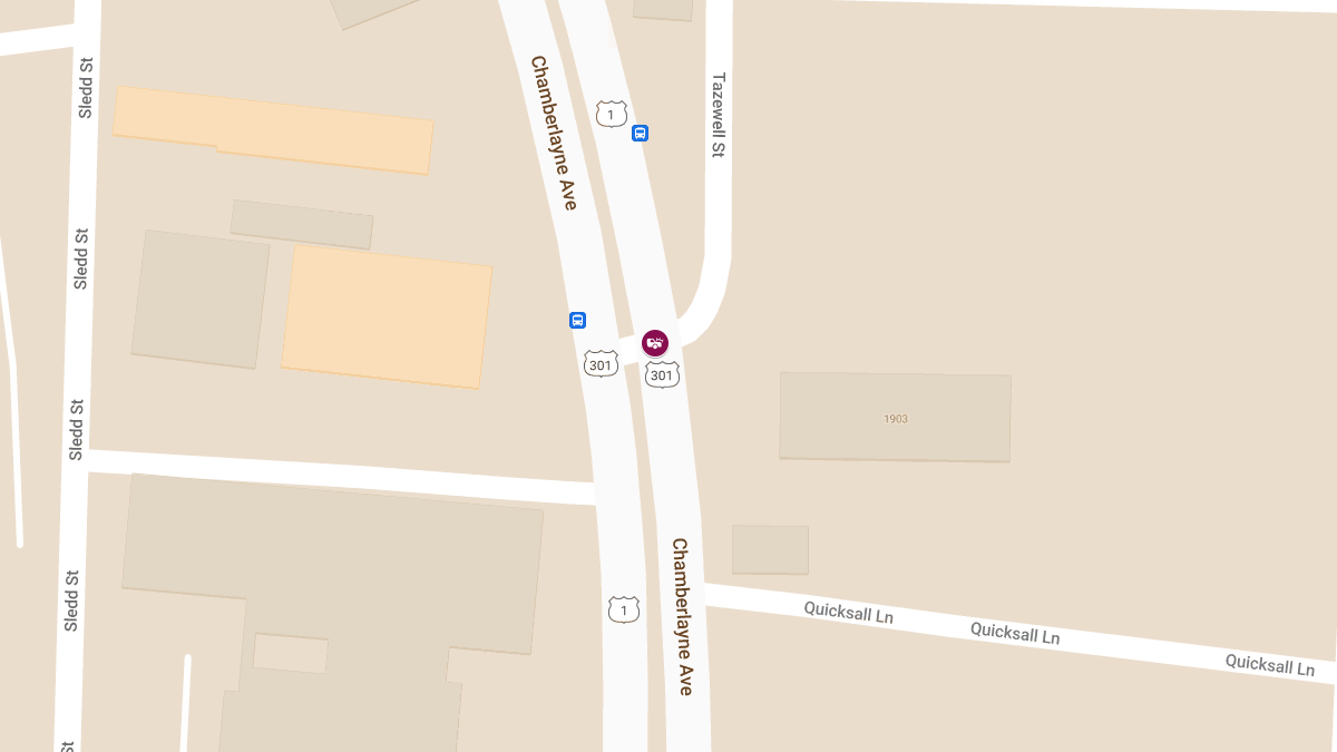 Injuries Reported in Vehicle Collision at Chamberlayne Pkwy and Tazewell St