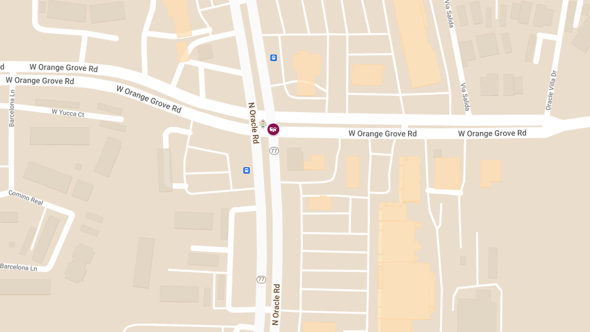 Vehicle Collision with Injuries at W Orange Grove Rd & N Oracle Rd