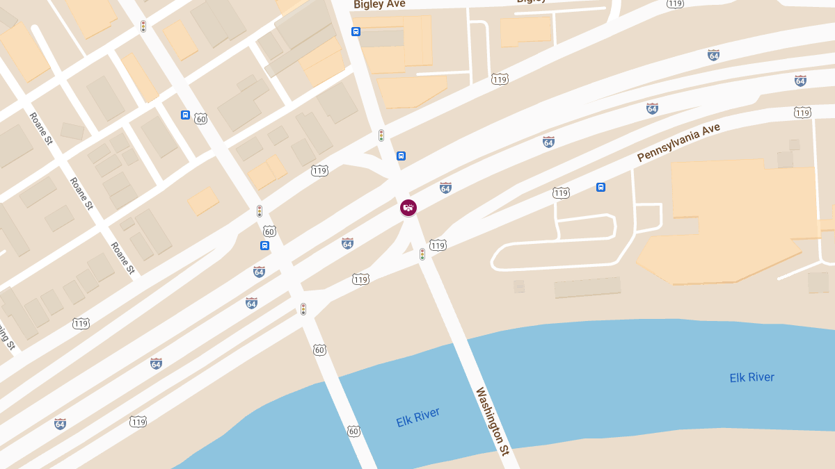 Injuries Reported with injuries on I-64W at Washington St Exit