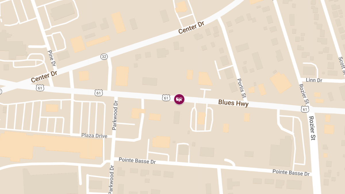 Injuries Two-Vehicle Collision on US-61 North of Route H