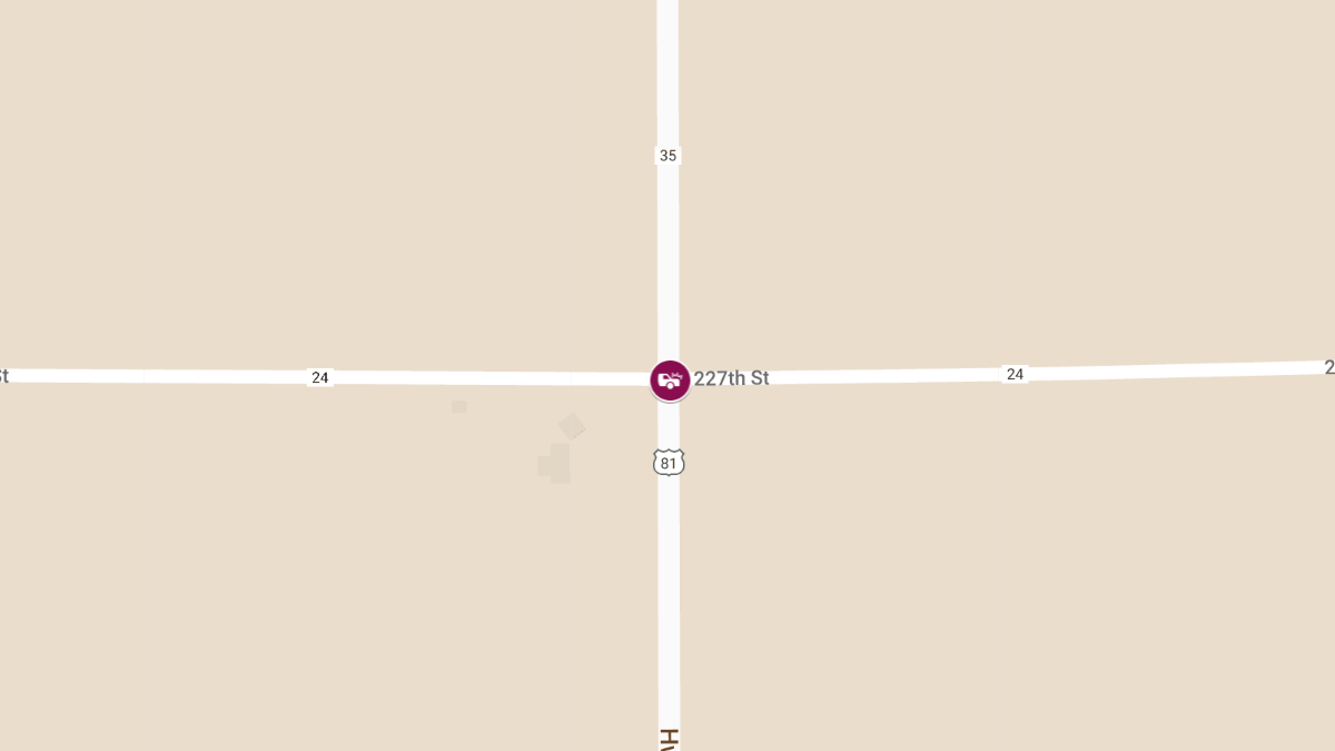 Injuries in Accident Involving Semi and Vehicle at Hwy 81 & 227th