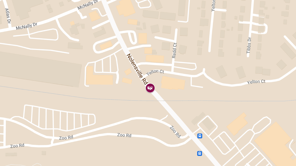 Injuries in Accident at 3754 Nolensville Pike