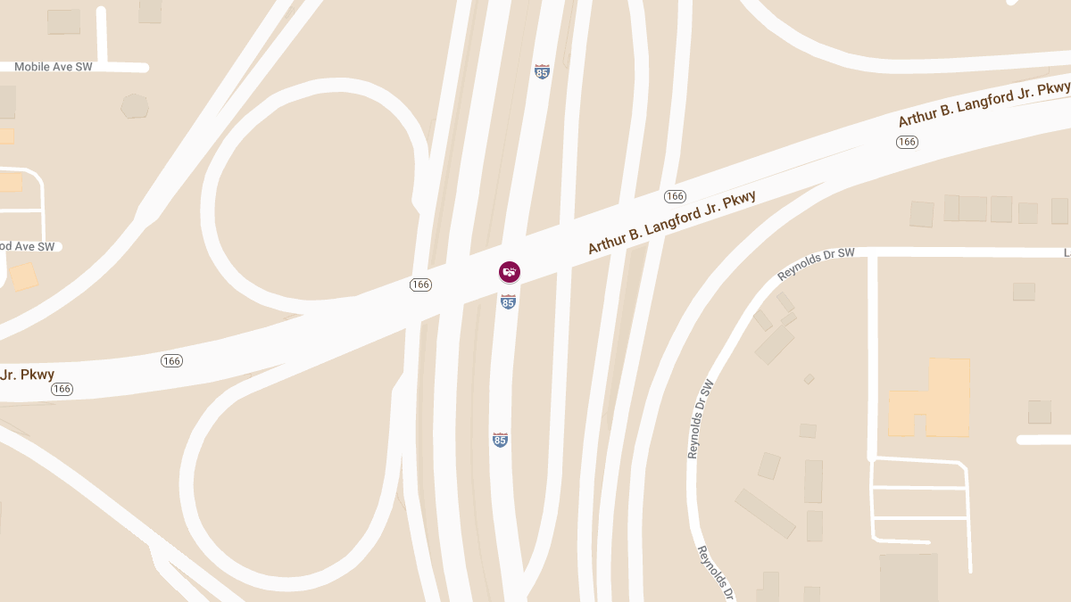 Injuries in Accident at Arthur Langford Pkwy W & I-75 S