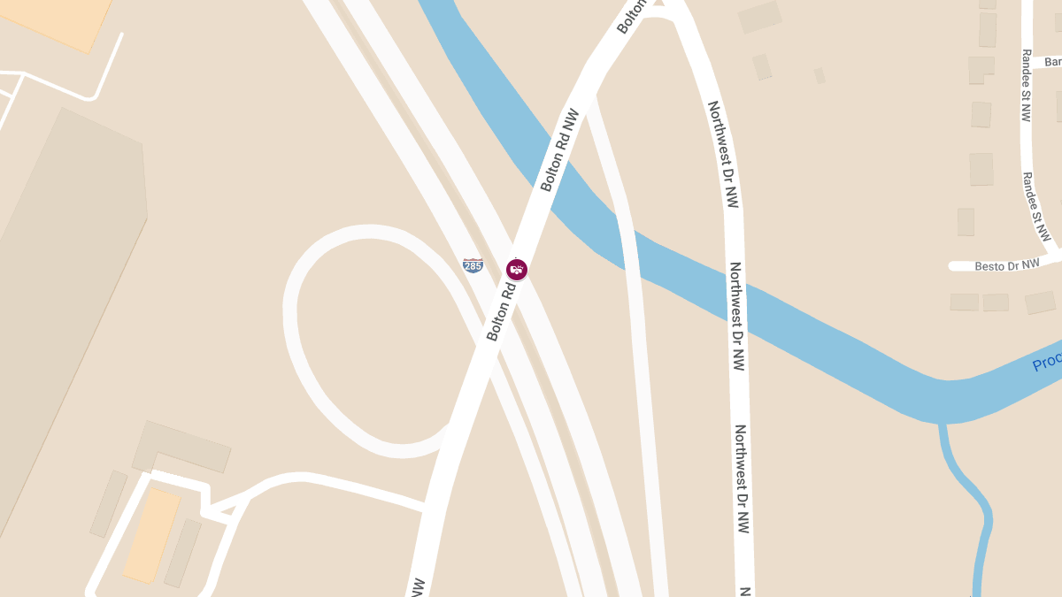 Injuries in Accident at Bolton Rd NW & I-285 N