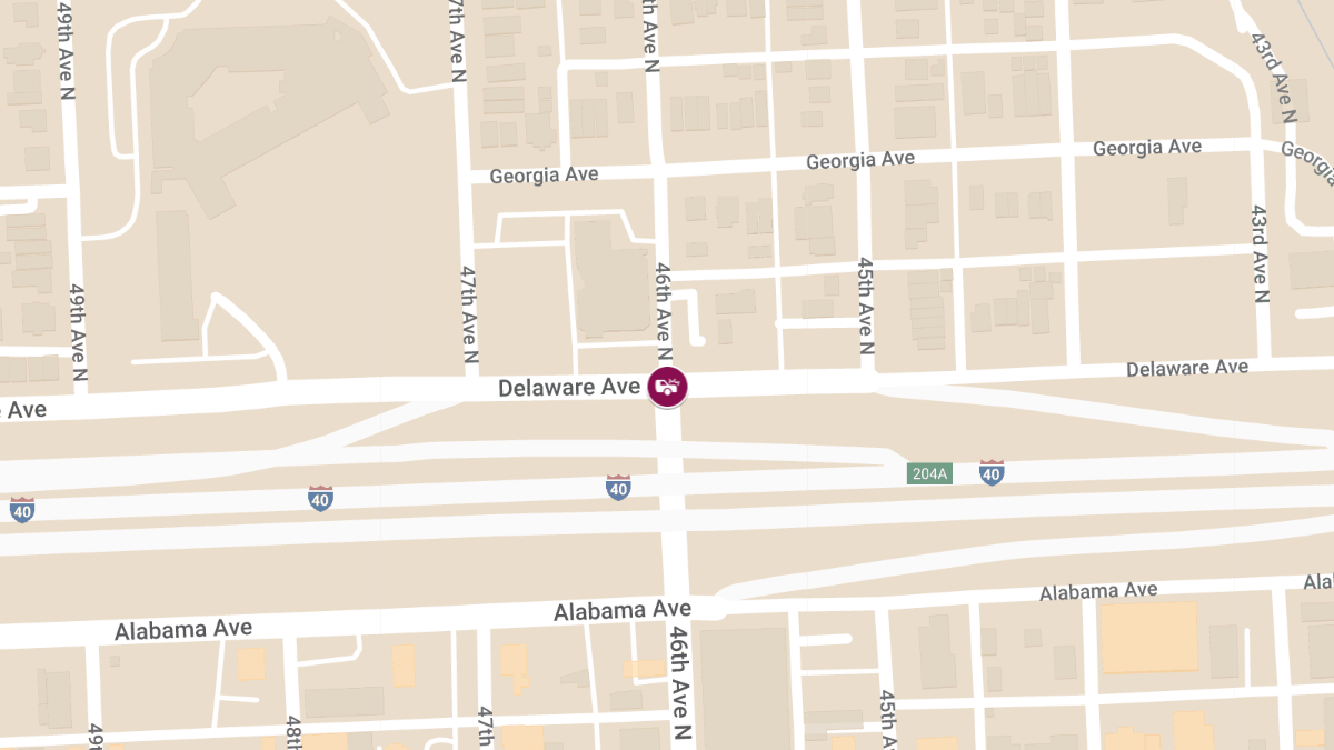 Injuries in Accident at Delaware Ave & 46th Ave N