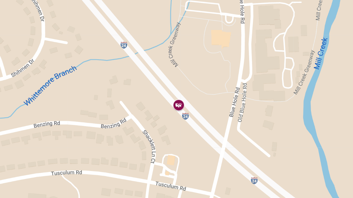 Injuries in Accident at Exit 62 on I-24 E