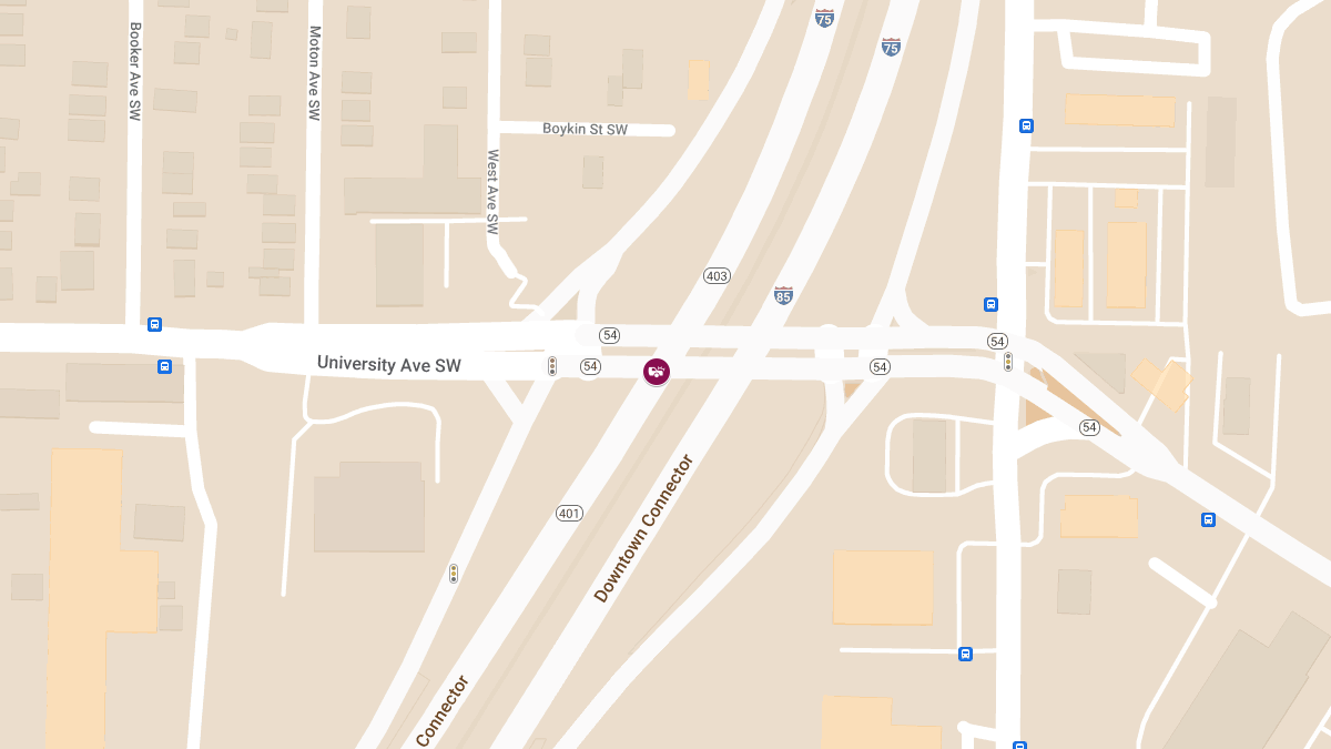Injuries in Accident at I-75 N & University Ave SW