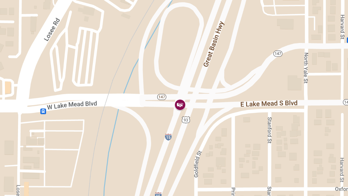 Injuries in Accident at IR15 N and Lake Mead Blvd