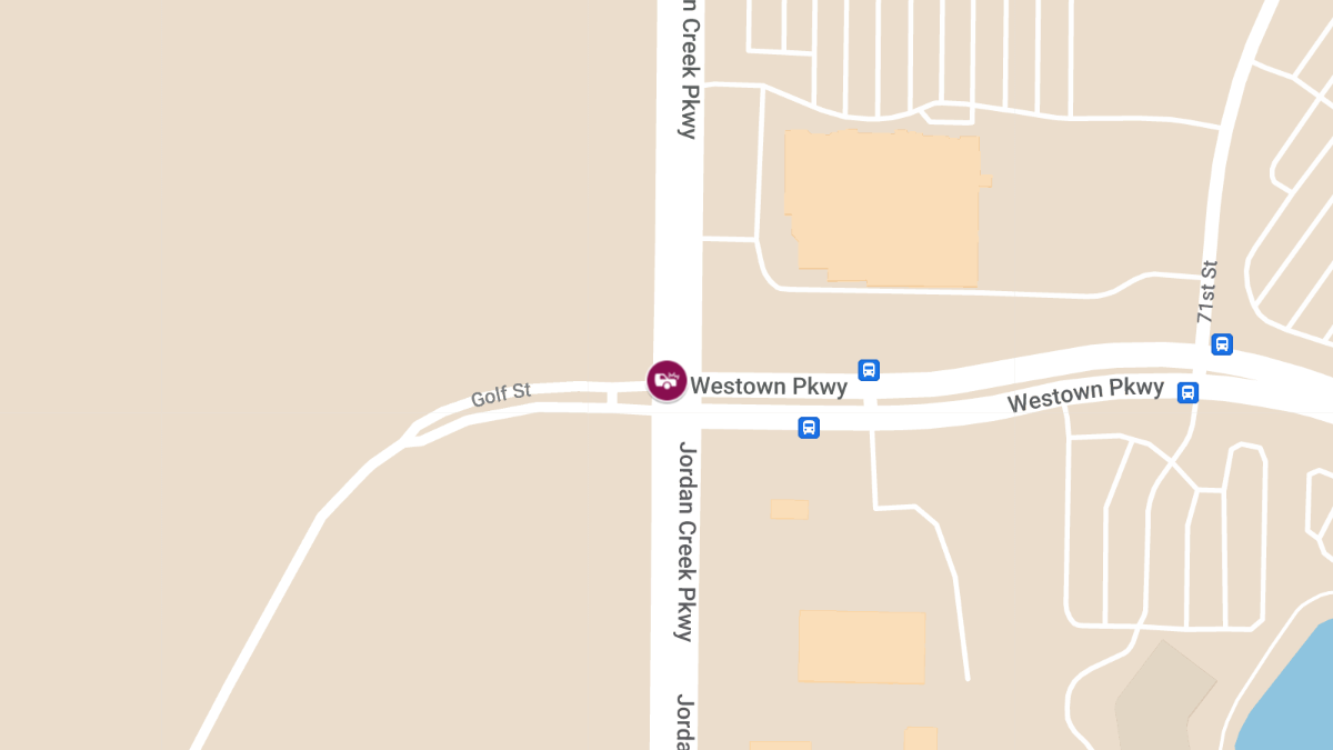 Injuries in Accident at Jordan Creek Pkwy & Westown Pkwy