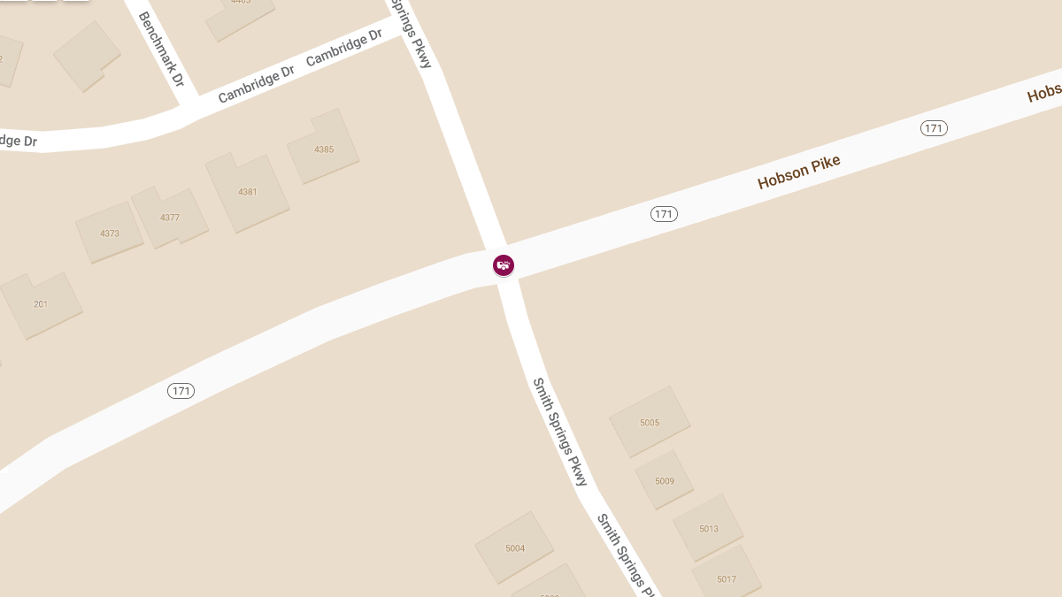 Injuries in Accident at Smith Springs Pkwy & Hobson Pike