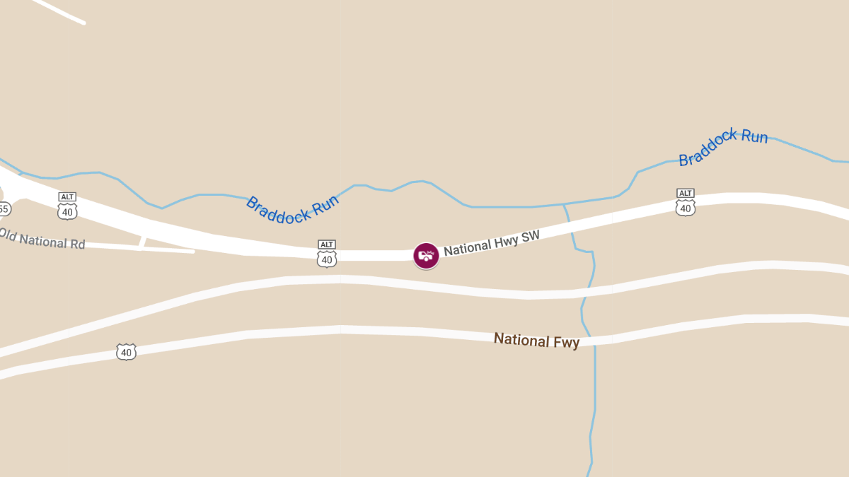 Injuries in Auto Accident Reported at National Highway & Clarysville Rest Area