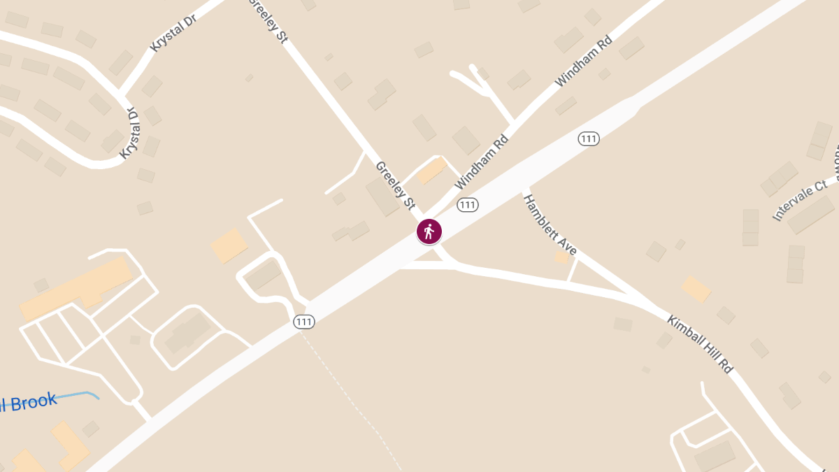 Injuries in Auto vs. Pedestrian Accident at Central St & Greeley St