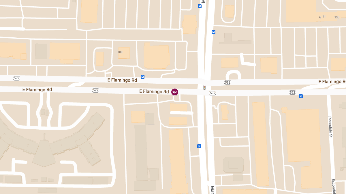 Injuries in Collision at 1120 E Flamingo Rd