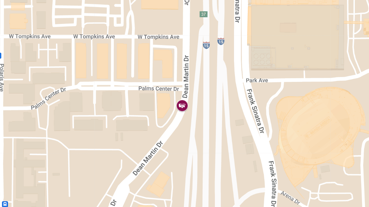 Injuries in Collision at 4975 Dean Martin Dr