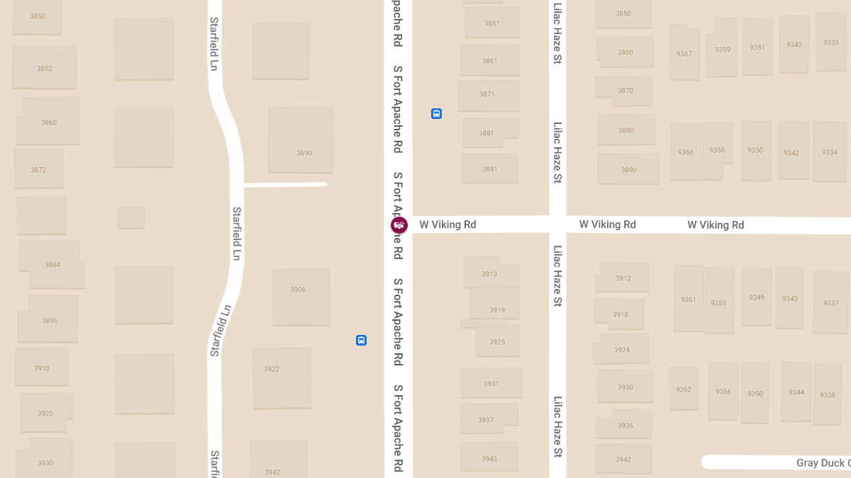 Injuries in Collision at W Viking Rd & S Fort Apache Rd