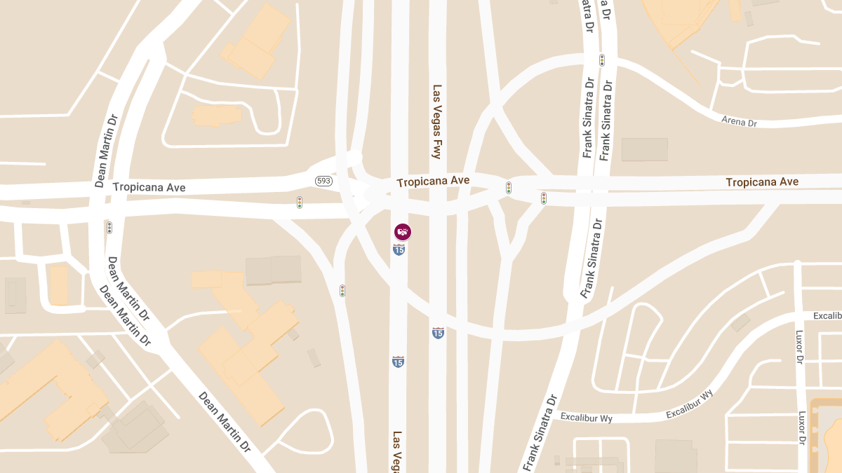 Injuries in Collision on I-15 S Near W Harmon Bridge