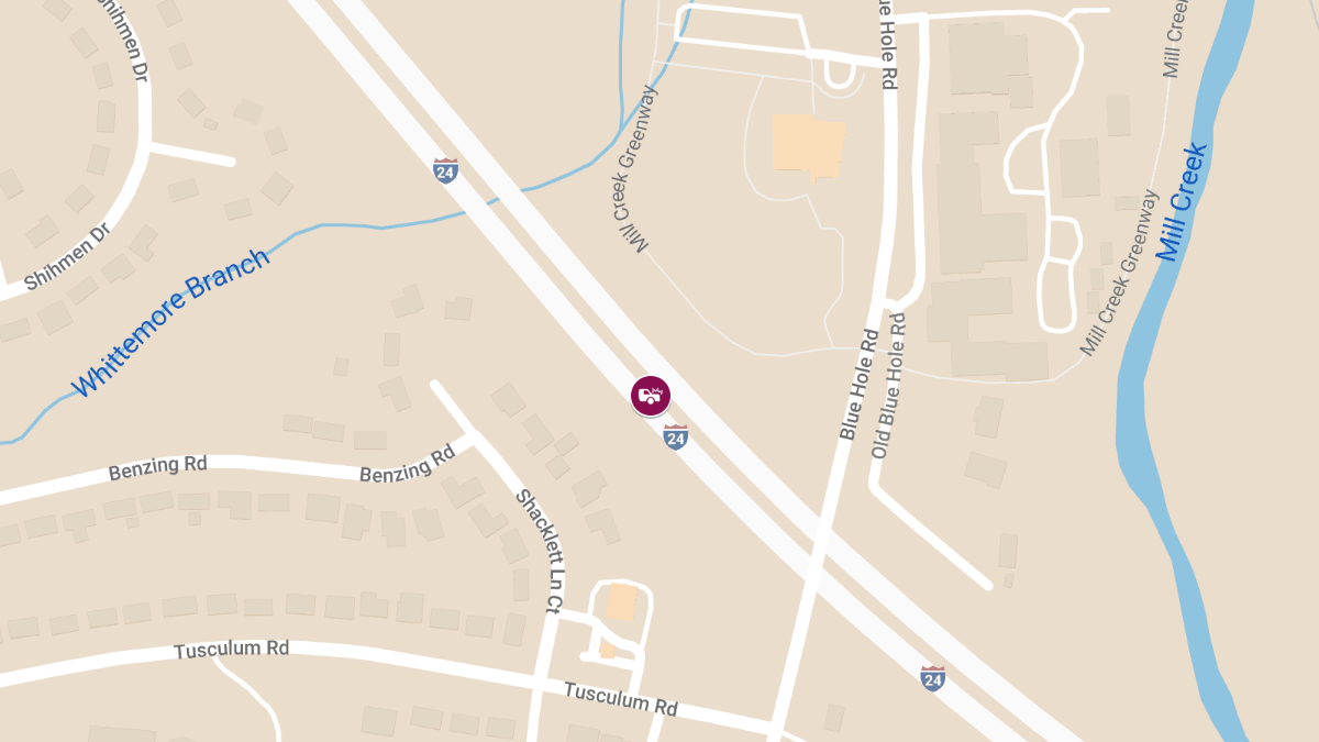 Injuries in Collision on I-24 East near Exit 60B