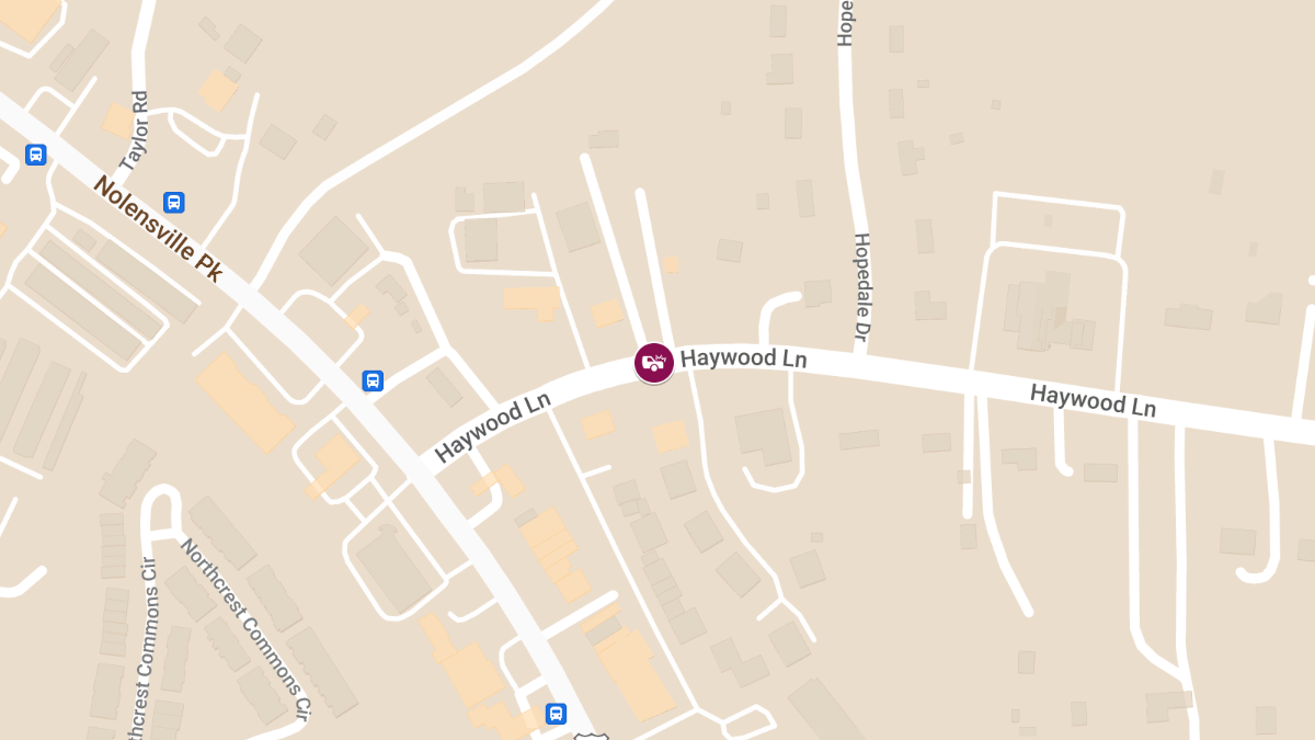 Injuries in Crash at 377 Haywood Ln